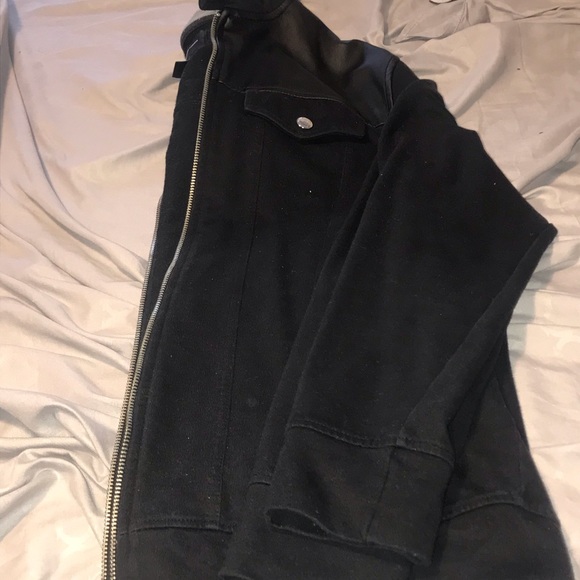 INC t-shirt shirt material jacket - Picture 4 of 6